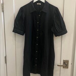 JODIFL Classic Black Shirtdress